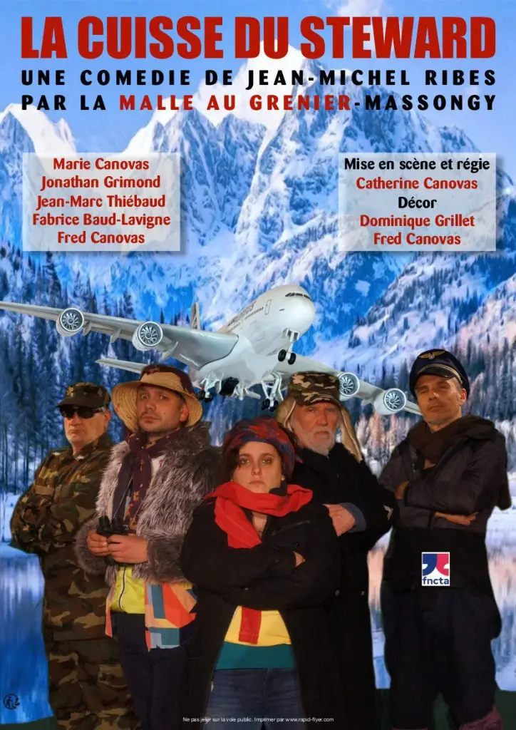 Lire la suite à propos de l’article THEATRE LA CUISSE DU STEWARD samedi 19 septembre 2026 20h30