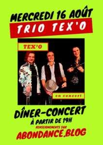 Lire la suite à propos de l’article TEX’O à Abondance : Une Soirée Concert Incontournable le 16 août 2023!