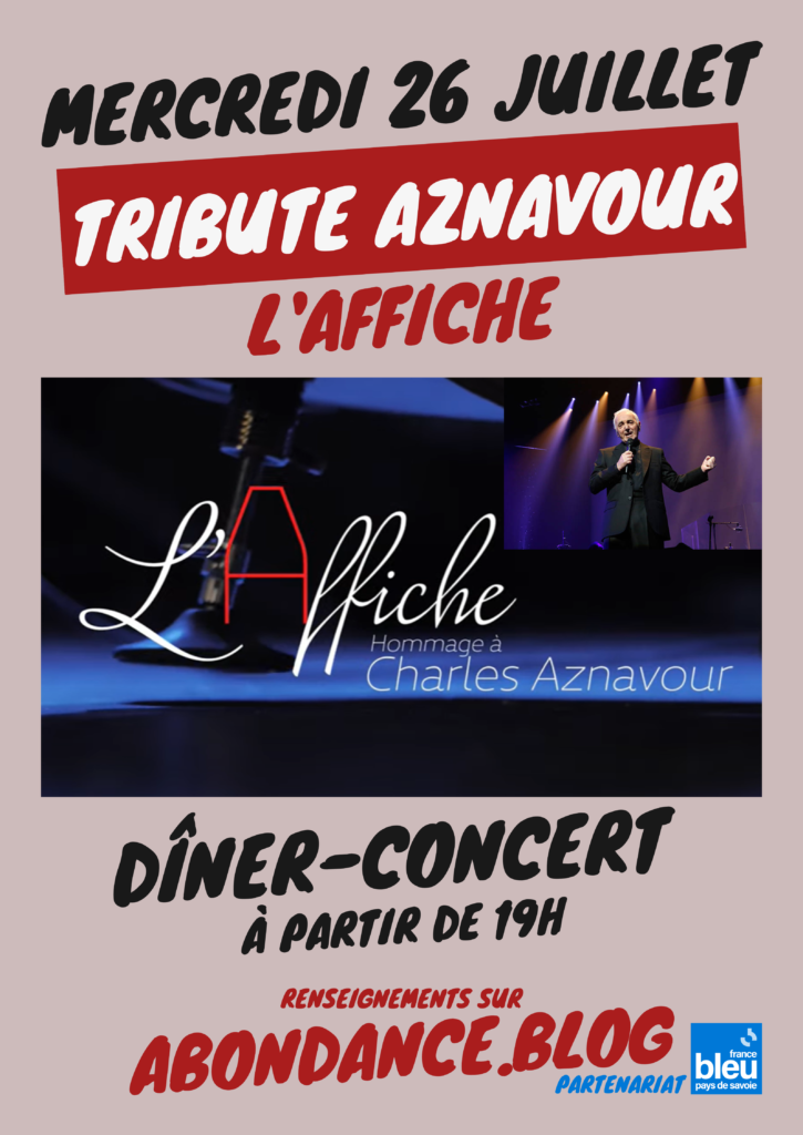 Concert Aznavour par le Tribute l'Affiche