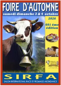 Lire la suite à propos de l’article FOIRE D&rsquo;AUTOMNE – SIRFA