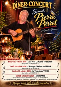 Lire la suite à propos de l’article Spécial Pierre PERRET par Jean Marc DERMESROPIAN samedi 10 octobre 2026 19h